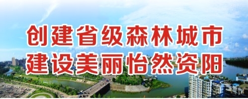 家庭乱伦大鸡巴日穴视屏创建省级森林城市 建设美丽怡然资阳